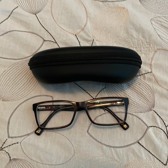 Dolce & Gabbana brown tortoise eyeglasses with case - Picture 12 of 13